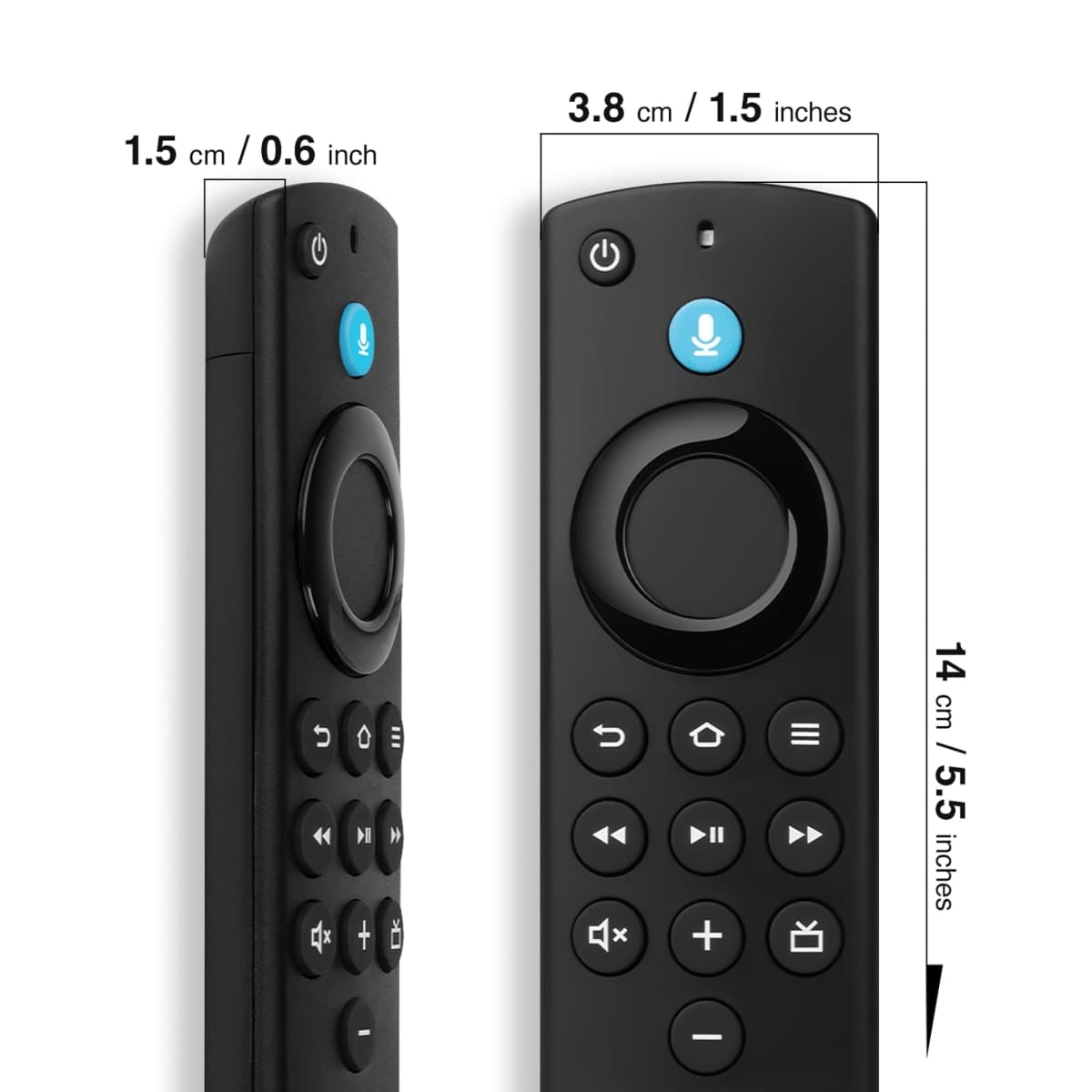 Replacement Voice Remote Fit for All Fire-Series TV Cube/Stick, Compatible with Firestick 4K Max/4K/Stick/Lite/HD, Fit for All Hisense, TCL, Insignia-Pioneer-Omni QLED Series, Not for Roku thumbnail 5