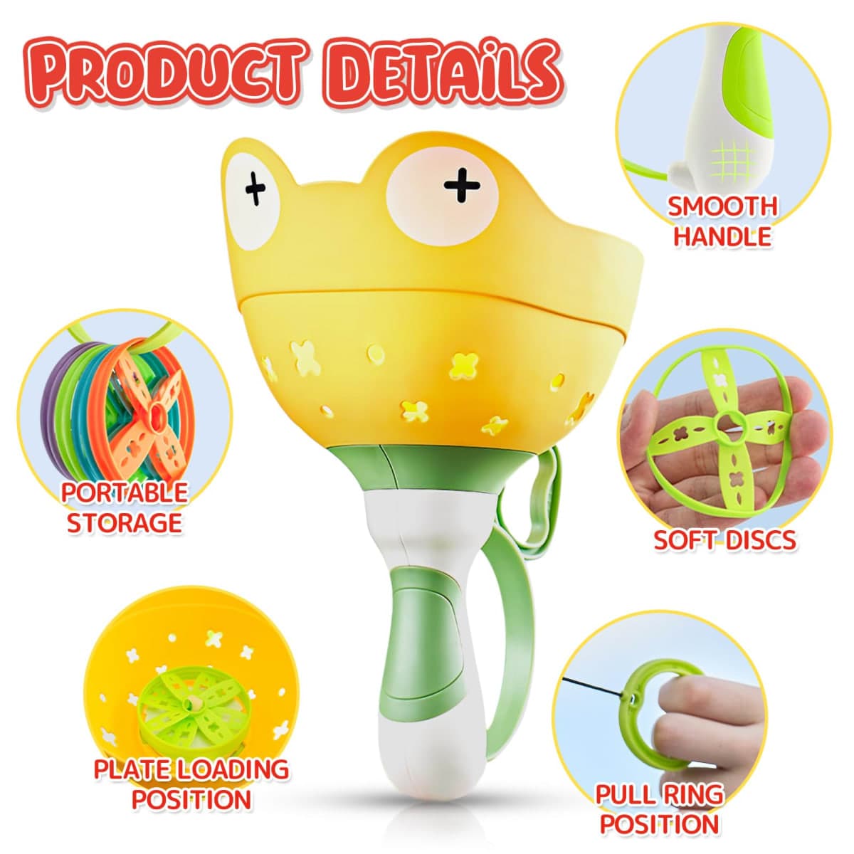 Outside Toys for Kids Ages 4-8, Manual Capture Catching Game - Toddler Chasing Toy 3 4 5 6 7 Year Old Boys Girls, Kids Outdoor Games Age 3-5 Christmas Birthday Gifts Fun Games Family Outside Games thumbnail 5