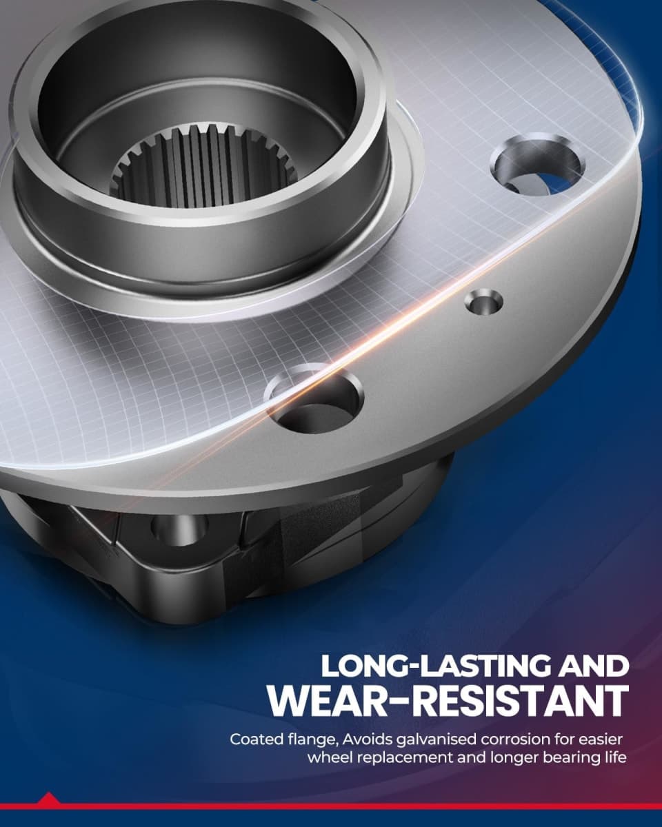 513303 Front Wheel Hub and Bearing Assembly Fit for 2009-2014 Forester, 2013-2014 XV Crosstrek, 2008-2014 Impreza 2.5i/ WRX/ 2.5i Premium/Outback Sport/Base/Sport Premium/Limited/Sport Limited thumbnail 5