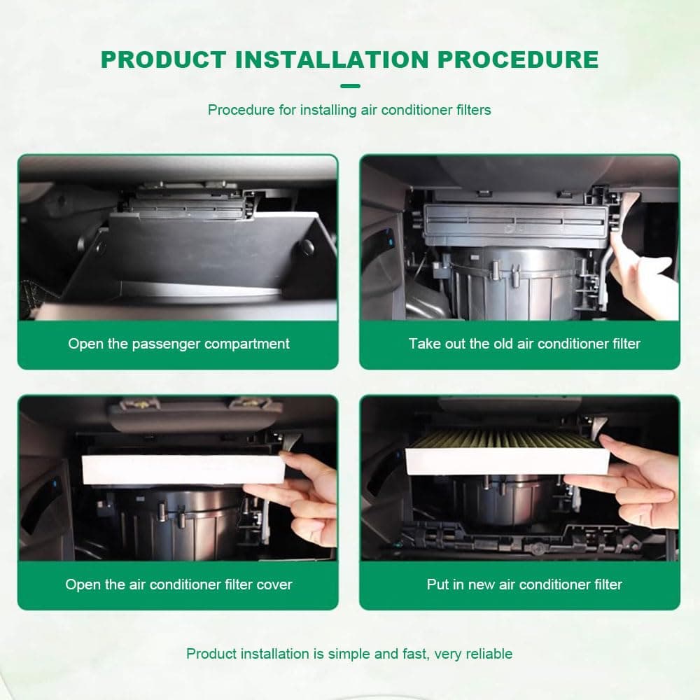 PACLVIO Cabin Air Filter, Cabin Air Filter with Activated Carbon, Premium Car Fresh Breeze Air Filter Replacement for Honda & Acura, Civic, CR-V, Odyssey, CSX, ILX, MDX, RDX, AT134, CP134, CF10134 thumbnail 4