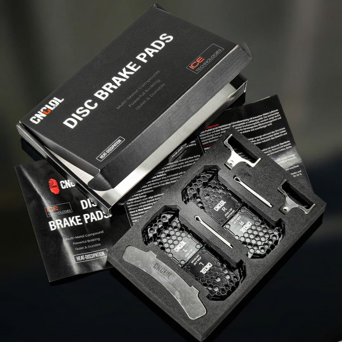 CNCLOL Disc Brake Pads Metal for Shimano J04C J05A G05A G04S J02A J03A,BR-M9100,BR-M8100,BR-M7100,BR-M6100, BR-M9000,BR-M8000,BR-M7000,BR-M6000, BR-RS785,BR-RS505,BR-RS405,BR-RS305,BR-M9020, BR-R9170 thumbnail 2