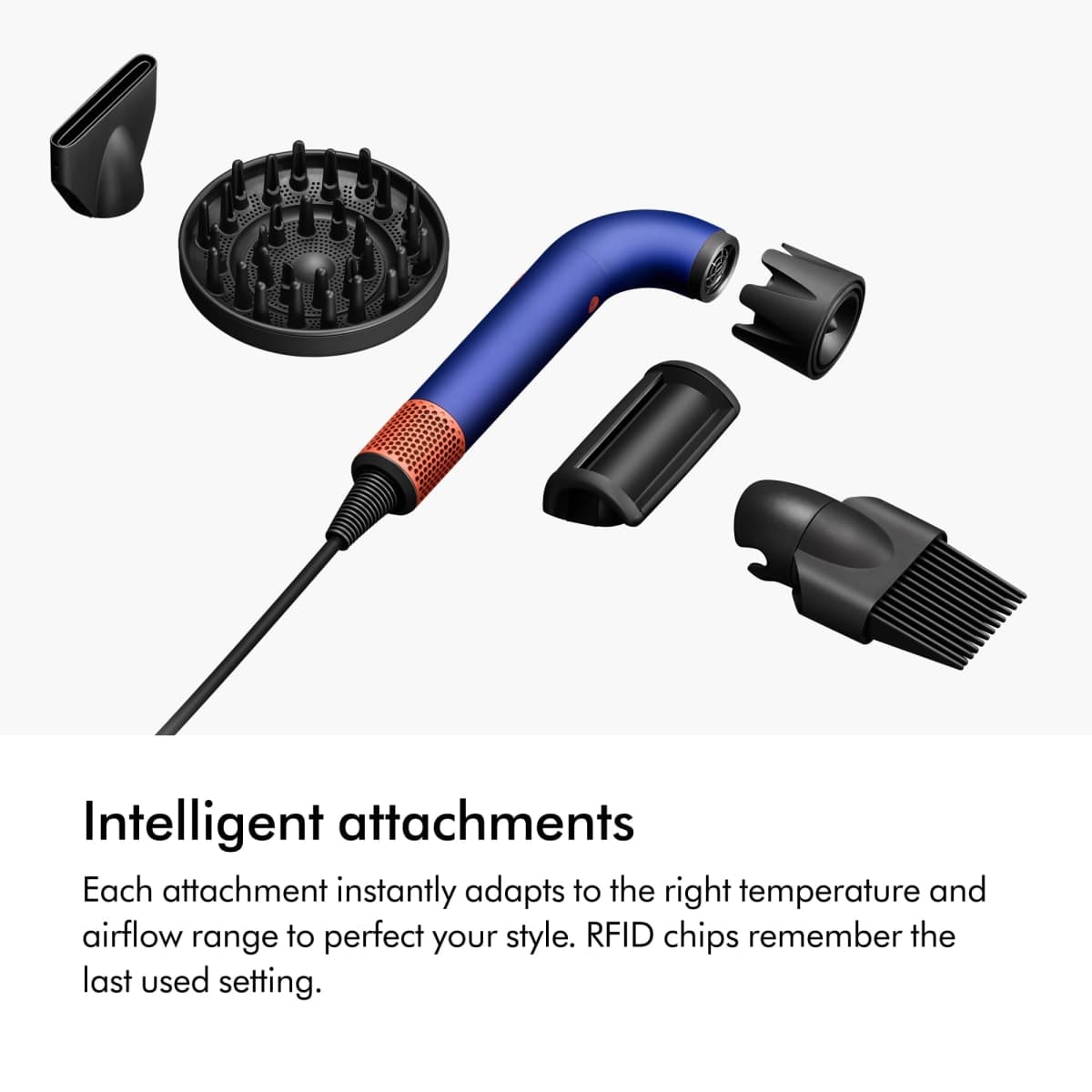 Dyson Supersonic r™ Professional Hair Dryer in Vinca Blue/Topaz thumbnail 3