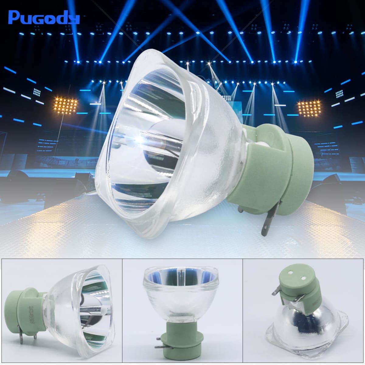 Pugody Premium Moving 9R 260W Beam Bulb，260W Stage Light Bulb，9R Platinum Stage Light，Professional 9R Beam Stage Lights，9R 260W Projector Lamps Stage Moving Beam Bulb thumbnail 2