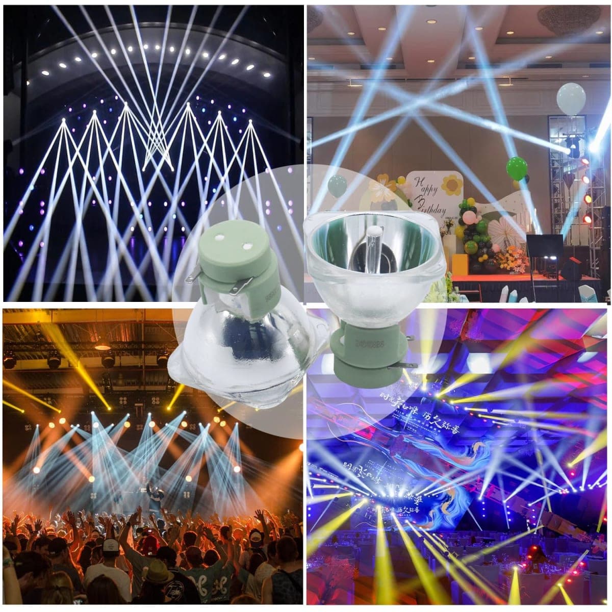 Pugody Premium Moving 9R 260W Beam Bulb，260W Stage Light Bulb，9R Platinum Stage Light，Professional 9R Beam Stage Lights，9R 260W Projector Lamps Stage Moving Beam Bulb thumbnail 4