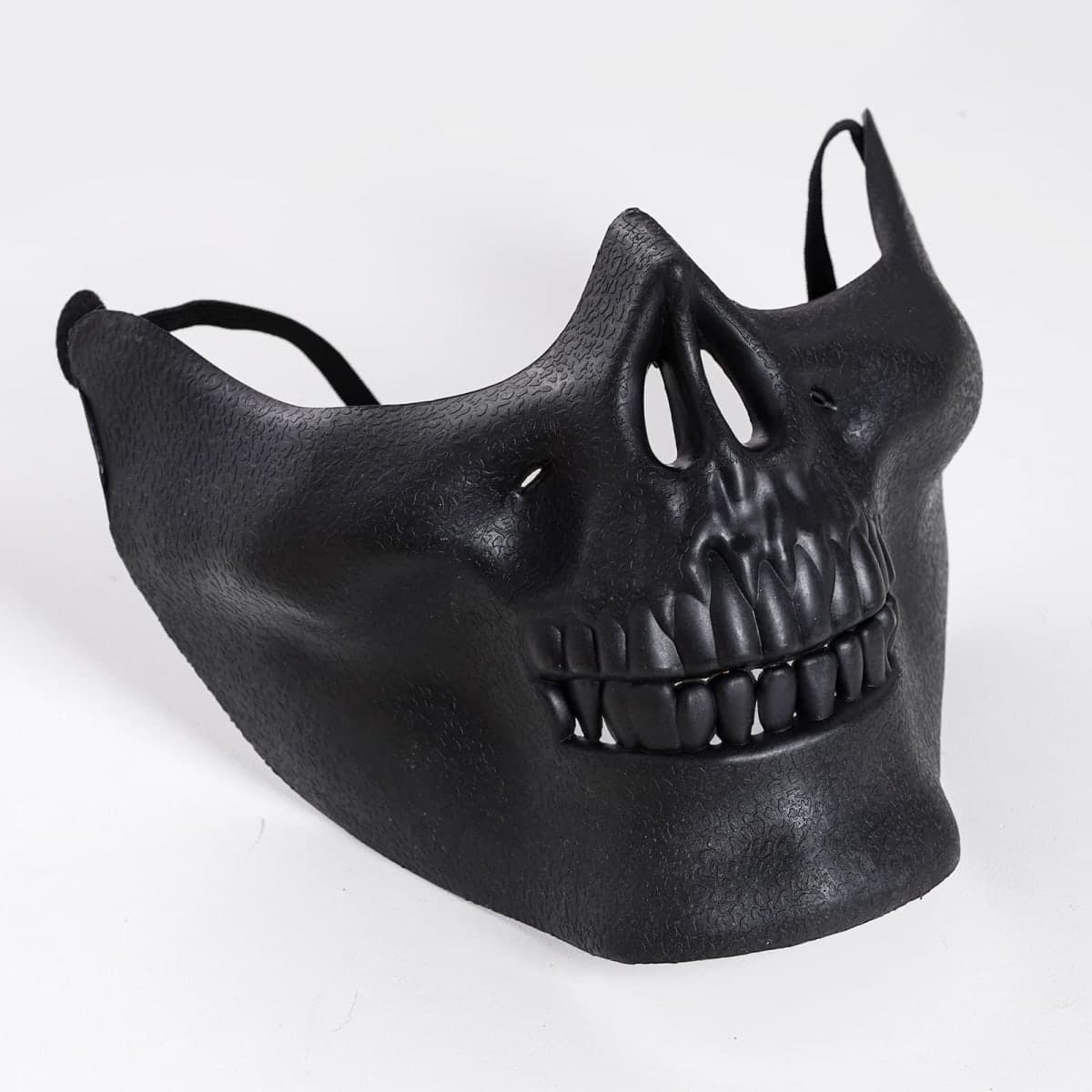 Yookat 4 Pieces Halloween Masquerade Mask Skull Skeleton Mask Half Face Skeleton Mask Masquerade Masks (Multicolor) thumbnail 3