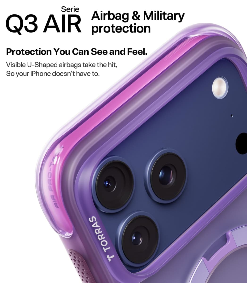 TORRAS Guardian Magnetic for Phone 16 Pro Max Case Protection 6.9 inch Black thumbnail 5