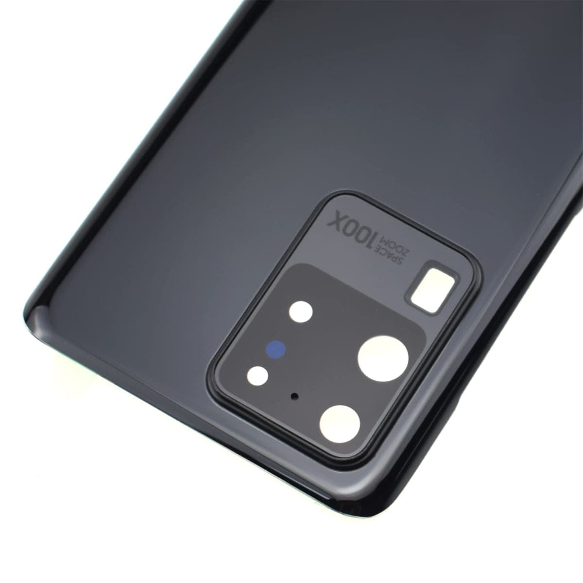 Cosmic Black Acrylic Glass Back Panel Cover Replacement for Samsung Galaxy S20 Ultra with Rear Camera's Frame Rear Camera's Glass Cover Pre-Install Adhesive and Installation Instruction Tool Kit thumbnail 3