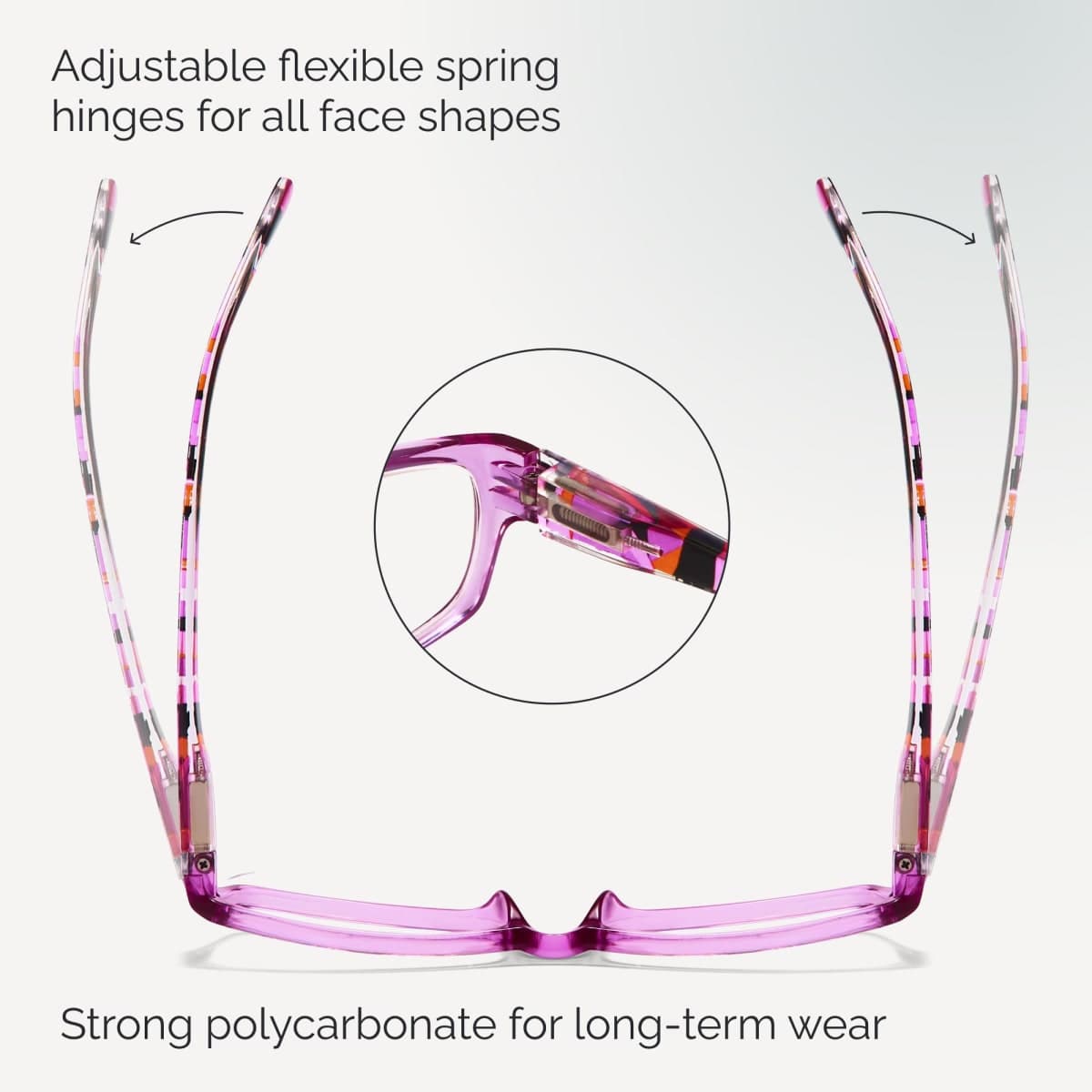 Gaoye 6 pack Reading Glasses Women, Fashion Readers for Women, Spring Hinge Eye Glasses, Cheater Glasses for Women thumbnail 4