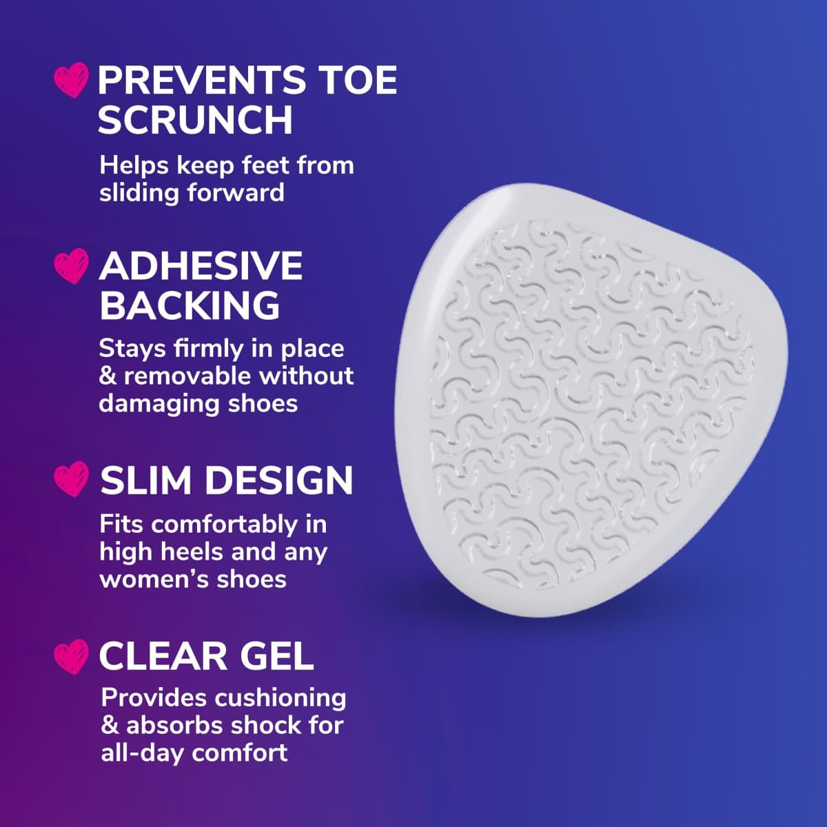 Dr. Scholl's Ball of Foot Cushions for High Heels (One Size) // Relieve and Prevent Ball of Foot Pain with Discreet Cushions That Absorb Shock and Make High Heels More Comfortable thumbnail 5