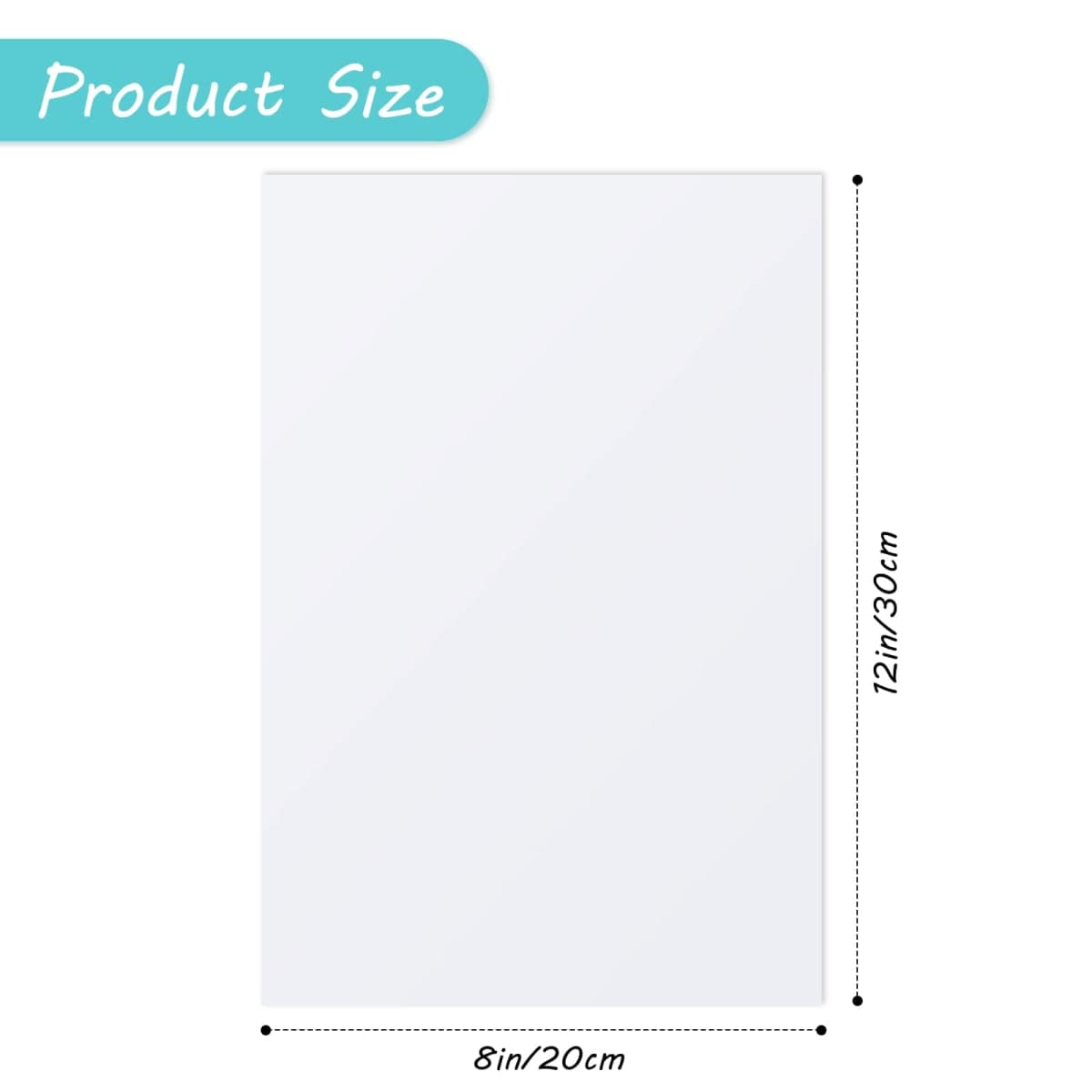 8 Pieces Sublimation Aluminum Photo Sign Metal Blank Photo Board Sublimation Picture Panel Wall Art Aluminum Plate for Wedding DIY Printing Bedroom Living Room, White(12 x 8 Inch) thumbnail 2