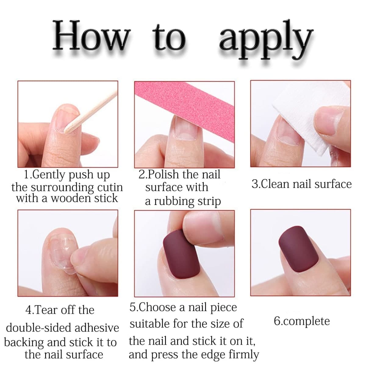 Red Press on Nails Long Almond Fake Nails Glitter False Nails with Designs Christmas Glossy Full Cover Acrylic Glue on Nails Artificial Stick on Nail Cat Eye for Women Manicure Decoration 24Pcs thumbnail 5
