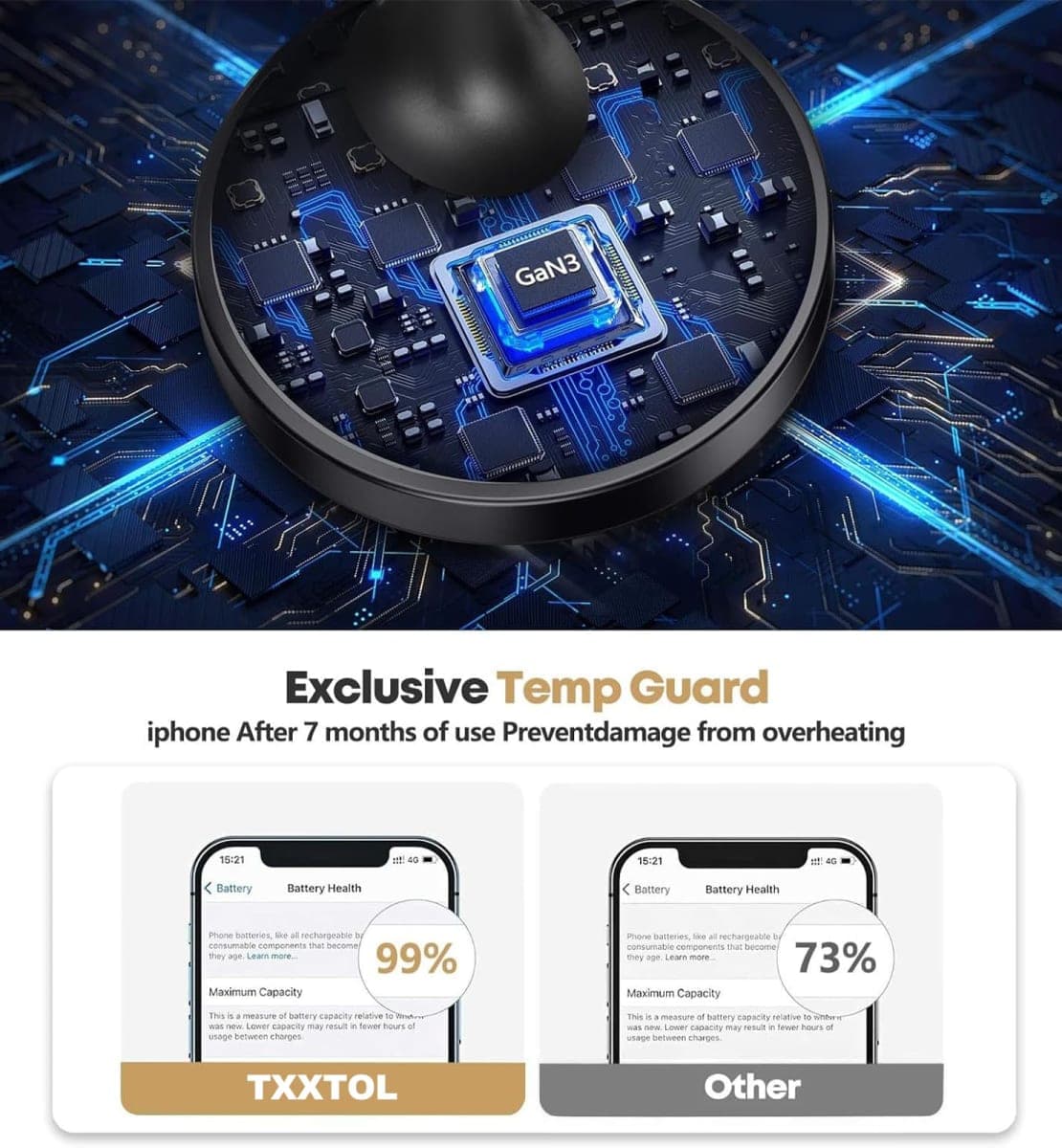 Magnetic Wireless Charger Phone Stand 15W Fast Magnetic Charger for Phone 17/17 Pro/17 Air/17 Pro Max 16/15/14/13/12 Series Apple Magnet Wireless Charging Station/Pad for AirPods thumbnail 4