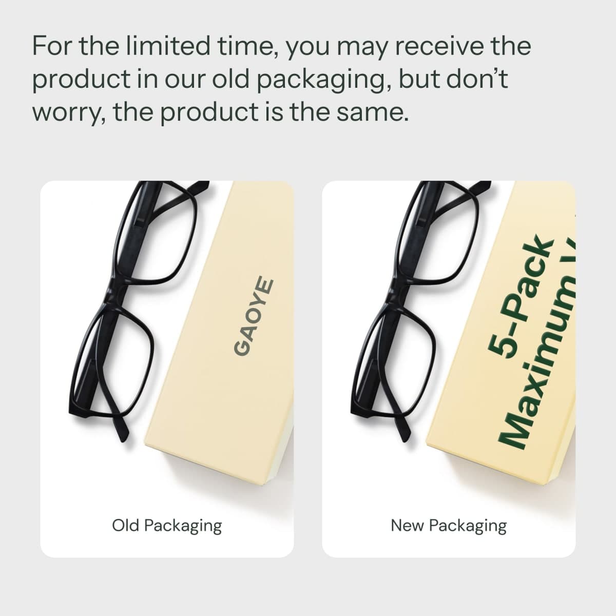 Gaoye Professional Reading Glasses for All Day - Computer Readers with Blue Light Protection - Value Pack thumbnail 3