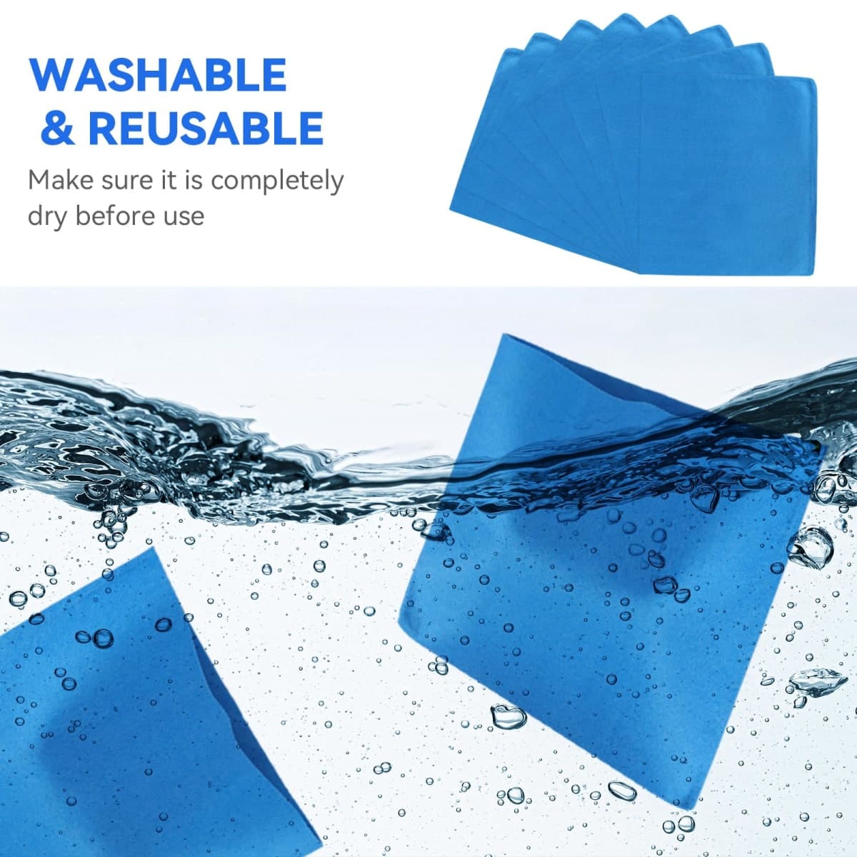 25-1217 Reusable Dry Filter Bags for Stanley 1 2 3 4 5 6 gallon Wet/Dry Vacuum SL18129,SL18116P, SL18115P, SL18115, SL18130, SL18116, Part# 25-1217 with 3 Retaining Bands (8 Pack) thumbnail 3
