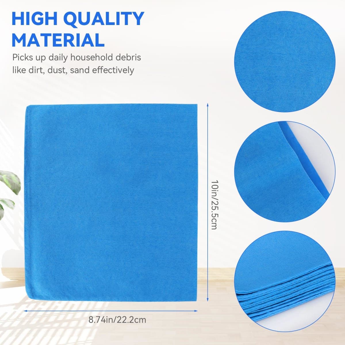 25-1217 Reusable Dry Filter Bags for Stanley 1 2 3 4 5 6 gallon Wet/Dry Vacuum SL18129,SL18116P, SL18115P, SL18115, SL18130, SL18116, Part# 25-1217 with 3 Retaining Bands (8 Pack) thumbnail 5