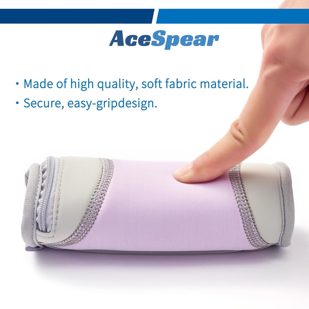AceSpear Hand Weights for Women Men 1lb 2lbs 3lbs 4lbs Soft Dumbbells of 2, Detachable Walking Weight for Aerobics, Jogging, Running (1 lb x 2, Purple) thumbnail 4