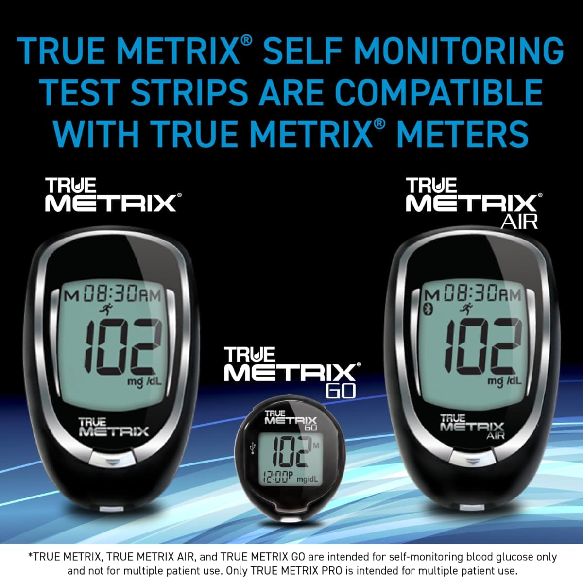 TRUE METRIX Self Monitoring Blood Glucose Test Strips, TRUE METRIX Family of Self Monitoring Blood Glucose Meters, Value Pack, 100 Count thumbnail 4