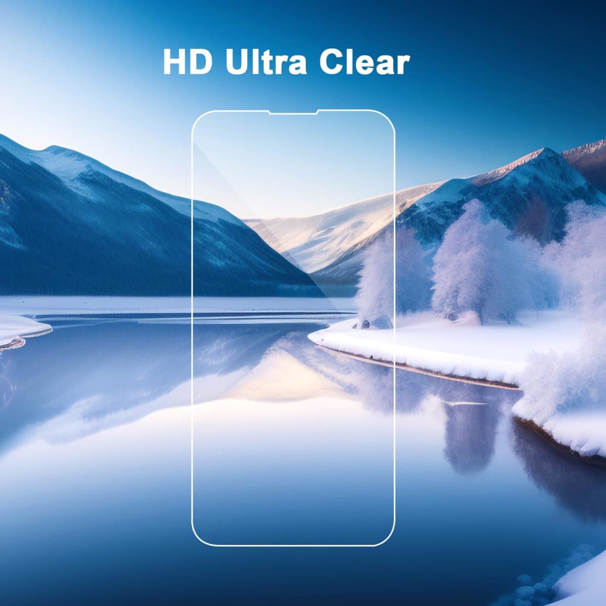 SIBEITU 3 Pack Screen Protector for iPhone 14 with 3 Pack Camera Lens Tempered Glass Protector, 6.1 Inch HD Clear Tempered Glass Film 9H Hardness Full Coverage, Scratch Resistent, No Air Bubbles thumbnail 4