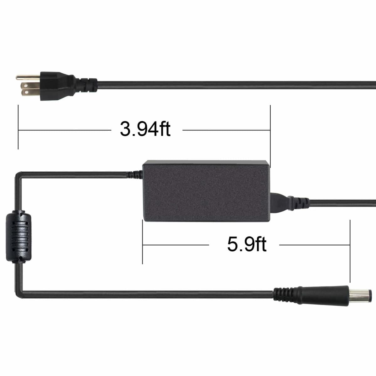 65W Charger Adapter for Dell Chromebook 11 3120 3180 3189 Latitude E7240 E7250 E7270 E7280 E7290 E7440 E7450 E7470 E7480 E7490 E5430 E5440 E5450 E5470 E5480 E5580 LA65NS2-01 Pa-12 Power Cord Back up. thumbnail 4