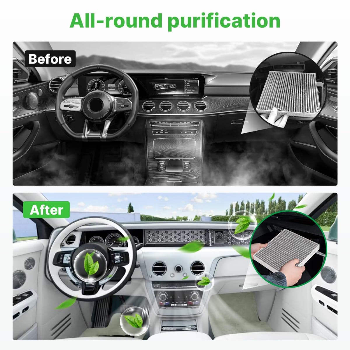 RVgolf Engine+Cabin Air Filters Fit 2020 2021 2022 2023 2024 2025 2026 Hyundai Palisade Engine Air Filter Replacement Accessories CA11943 97133-S8000 HAC-46207LB thumbnail 5