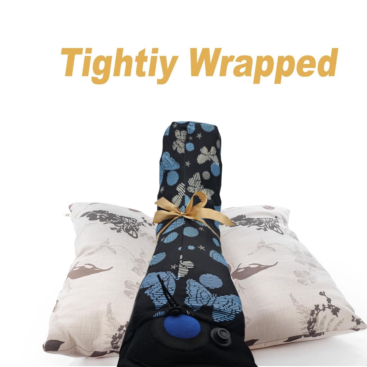 Beautiful Adjustable Elastic Walking Boot Cover for Medical Brace Orthopedic and Fracture Cast,Cast Cover Below The Knee for Foot Leg Protector-Keep Sheets Clean（Blue Butterfly Cloth） thumbnail 5