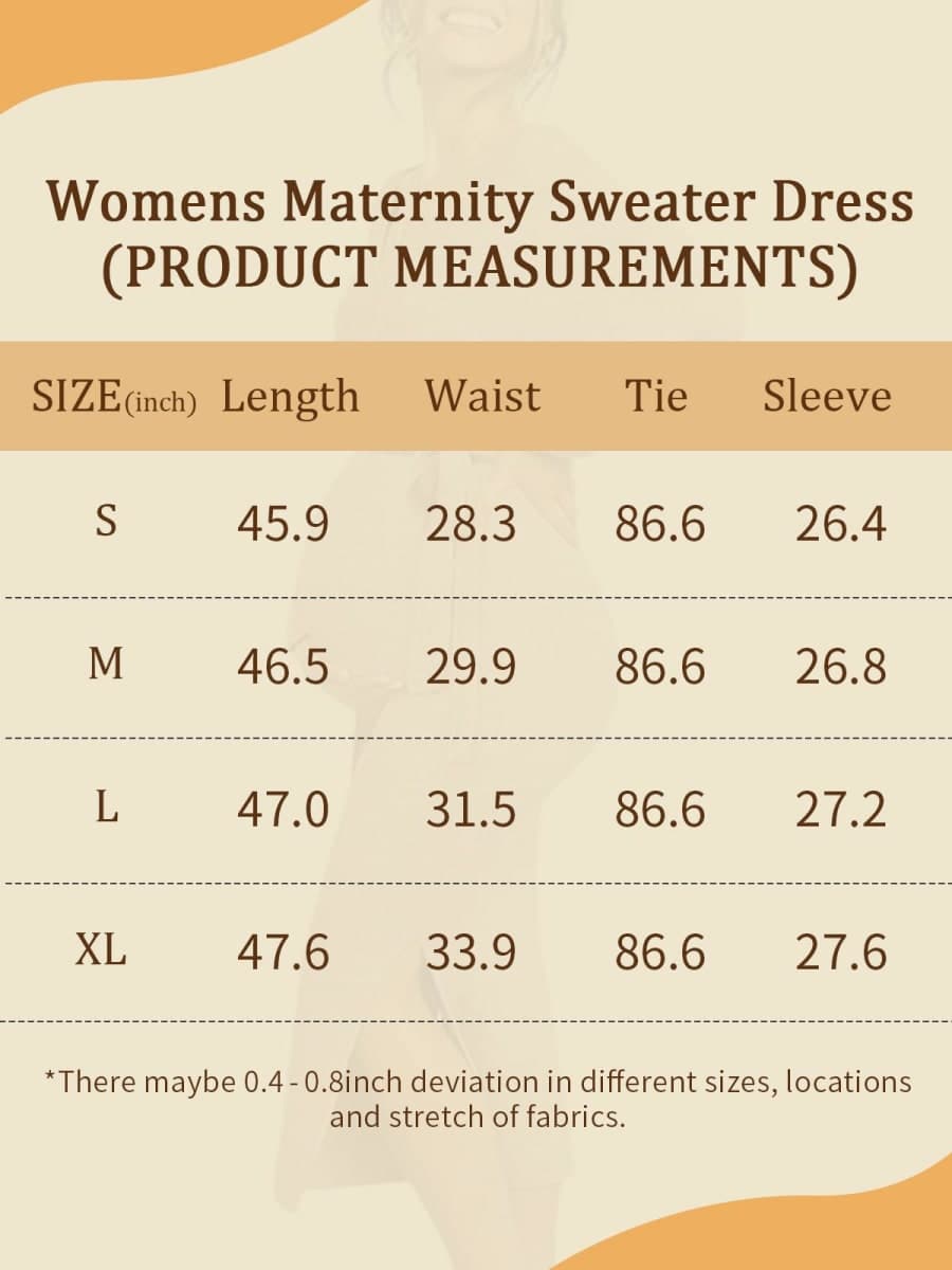 Chang Yun Maternity Nursing Dress Sweater Dress for Women Wedding Guest Dress Baby Shower Maternity Photoshoot Outfits, Pink, Large thumbnail 5
