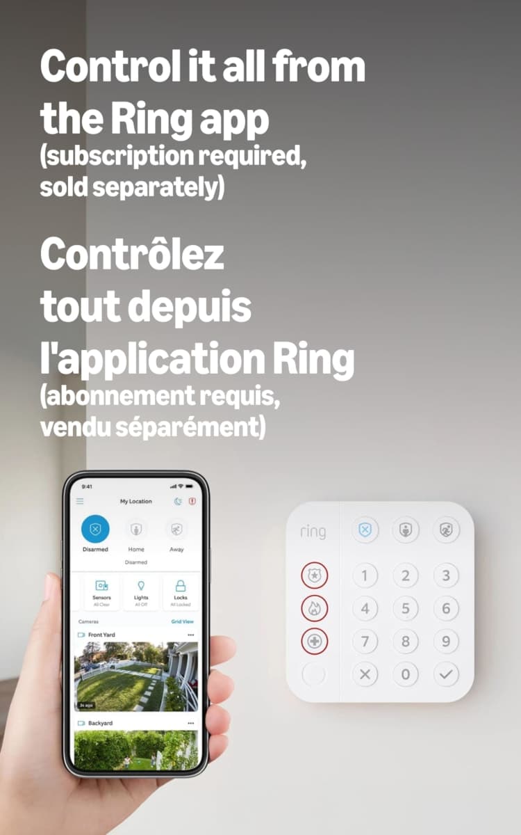 Ring Alarm 8-Piece Kit (newest model), Home or business security system with optional 24/7 professional monitoring thumbnail 2