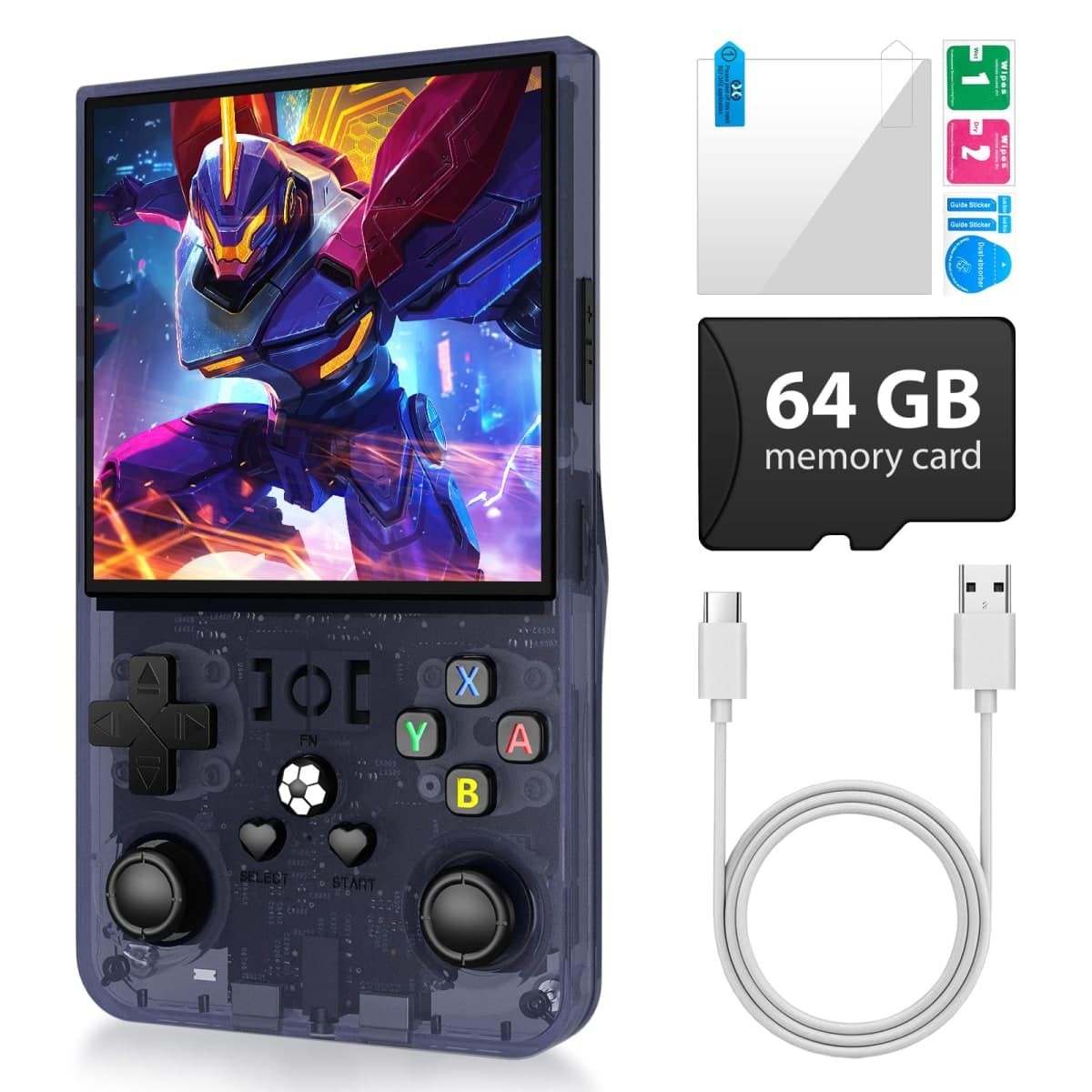 Retro Video Game Console, Black