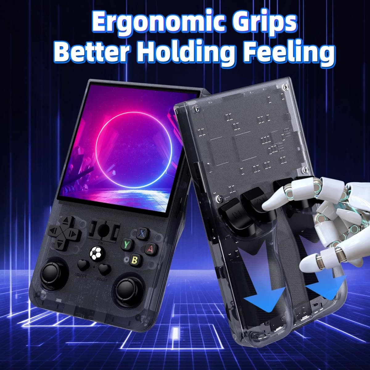 Retro Video Game Console, Black thumbnail 5