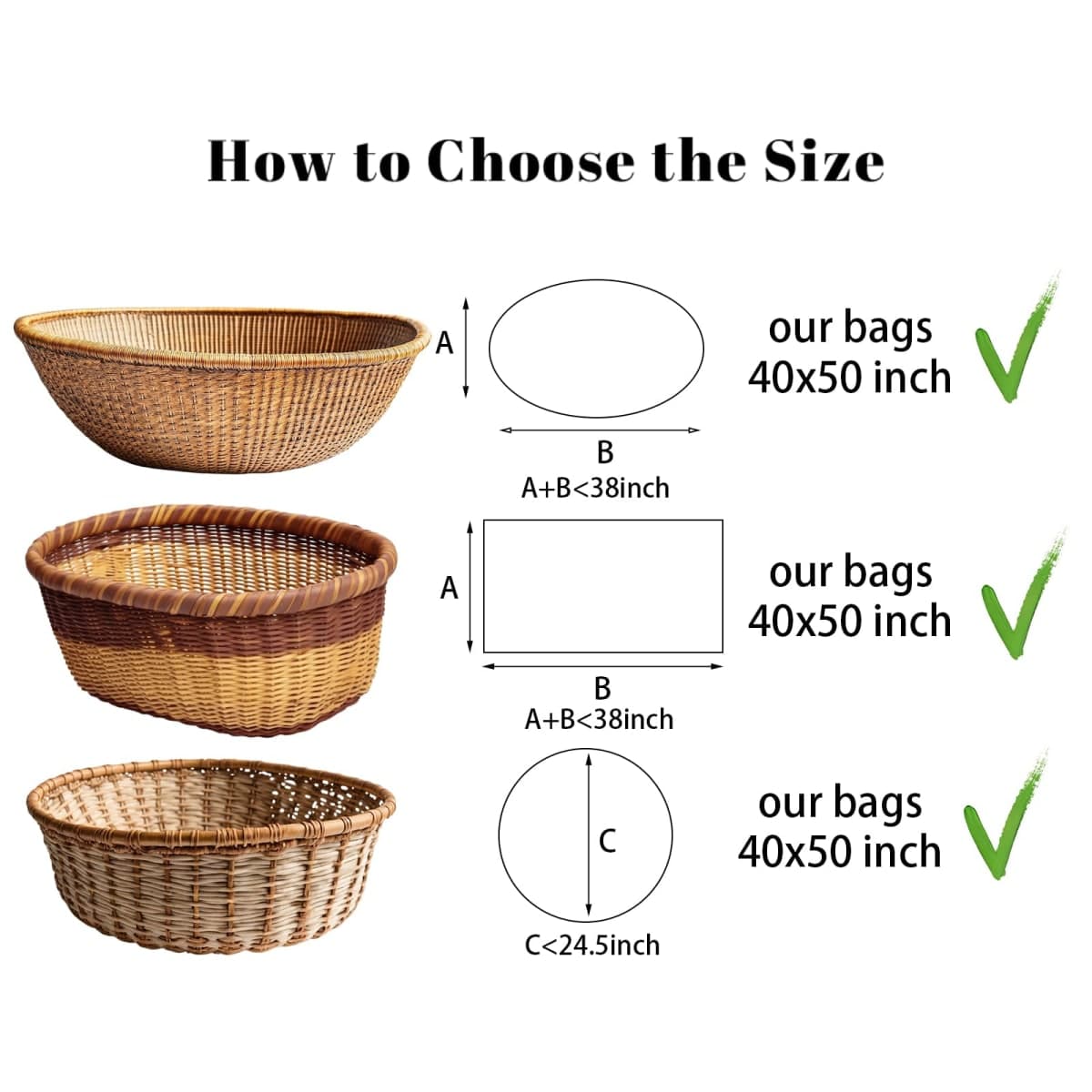 woric 40x50 Inch Extra Large Cellophane Gift Bags 6PCS Clear Cellophane Wrap Storage Bags for Gift Baskets Graduation Gifts Decor Baby Bridal Shower Wedding Party Birthday 2.5 Mil Thick thumbnail 3