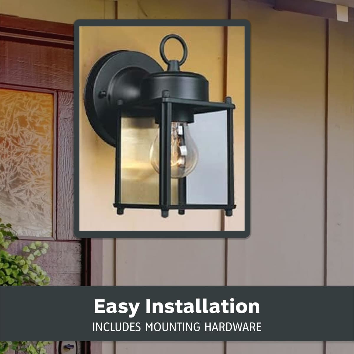 Designers Fountain 1161-BK Value Collection Wall Lanterns, Black thumbnail 5