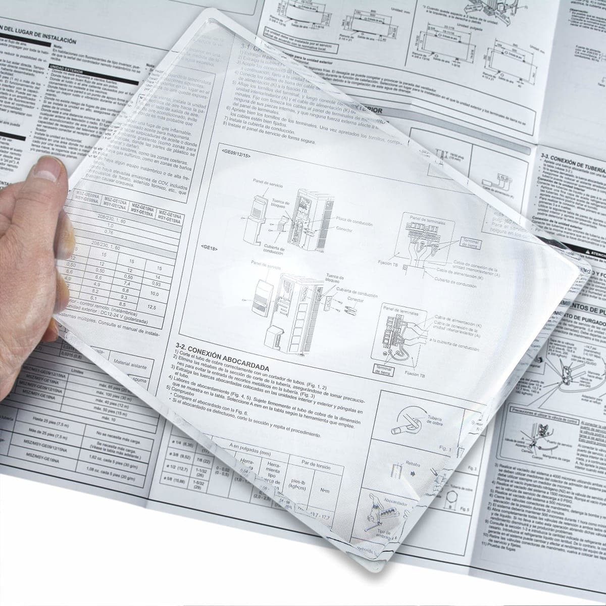Carson 2X Power Rigid Frame 8.5x11 Inch Page Magnifier for Reading Newspapers, Magazines, Books and More (DM-21) thumbnail 3