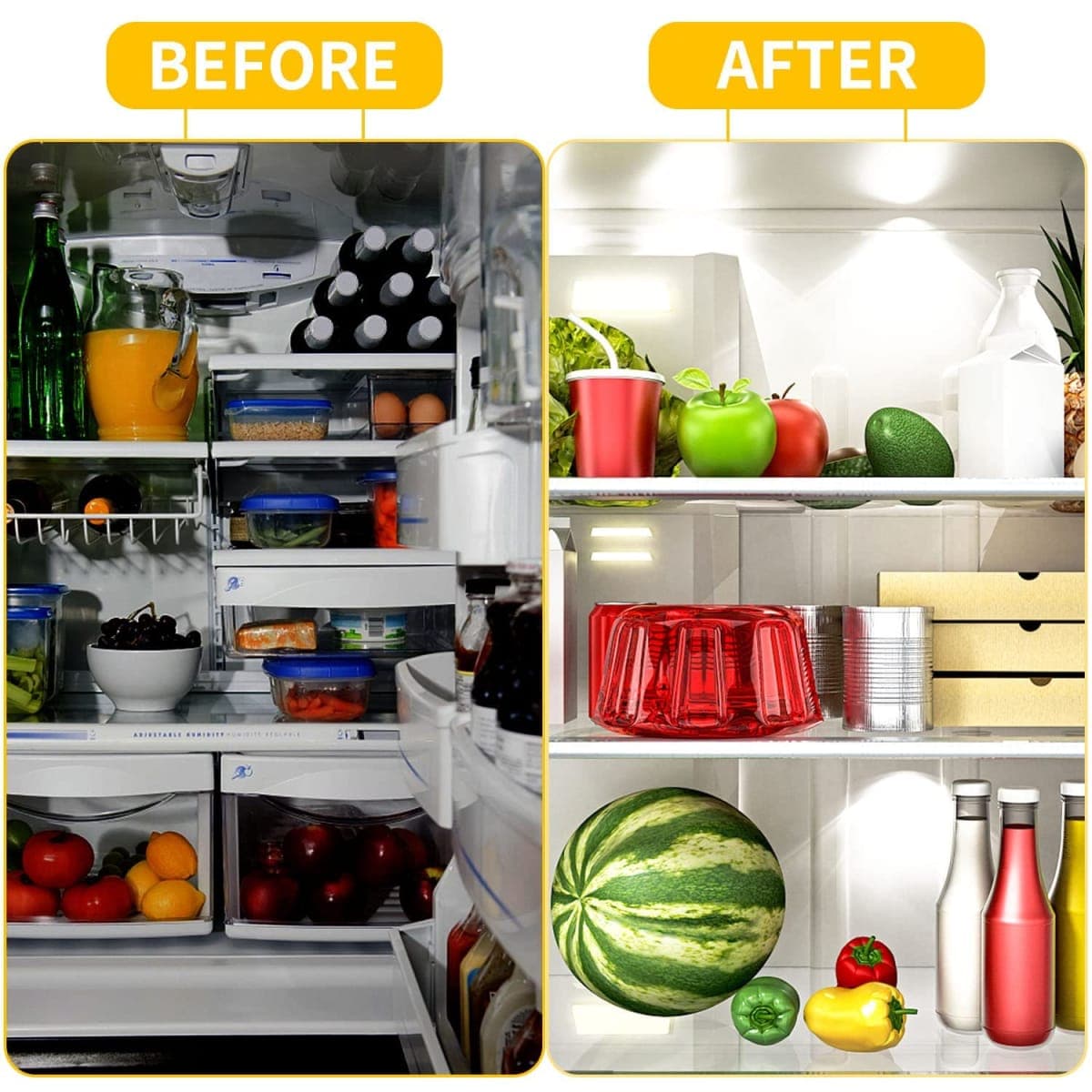 Fneiosg E26/E27 LED Refrigerator Light Bulb 3.5W, 40W Equivalent, Daylight White 6000K 500LM, Non-Dimmable Energy Saving ac 100 265v frigidaire Light Bulb Replacement,1-Pack thumbnail 3
