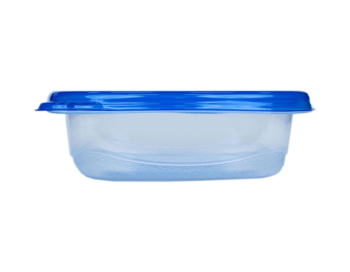 Glad GladWare Entree Food Storage Containers with Lids, Medium Square BPA Free Plastic for Meal Prep and Lunches, Lock Tight Seal, Microwave and Dishwasher Safe, 25 Oz, 5 Count thumbnail 5