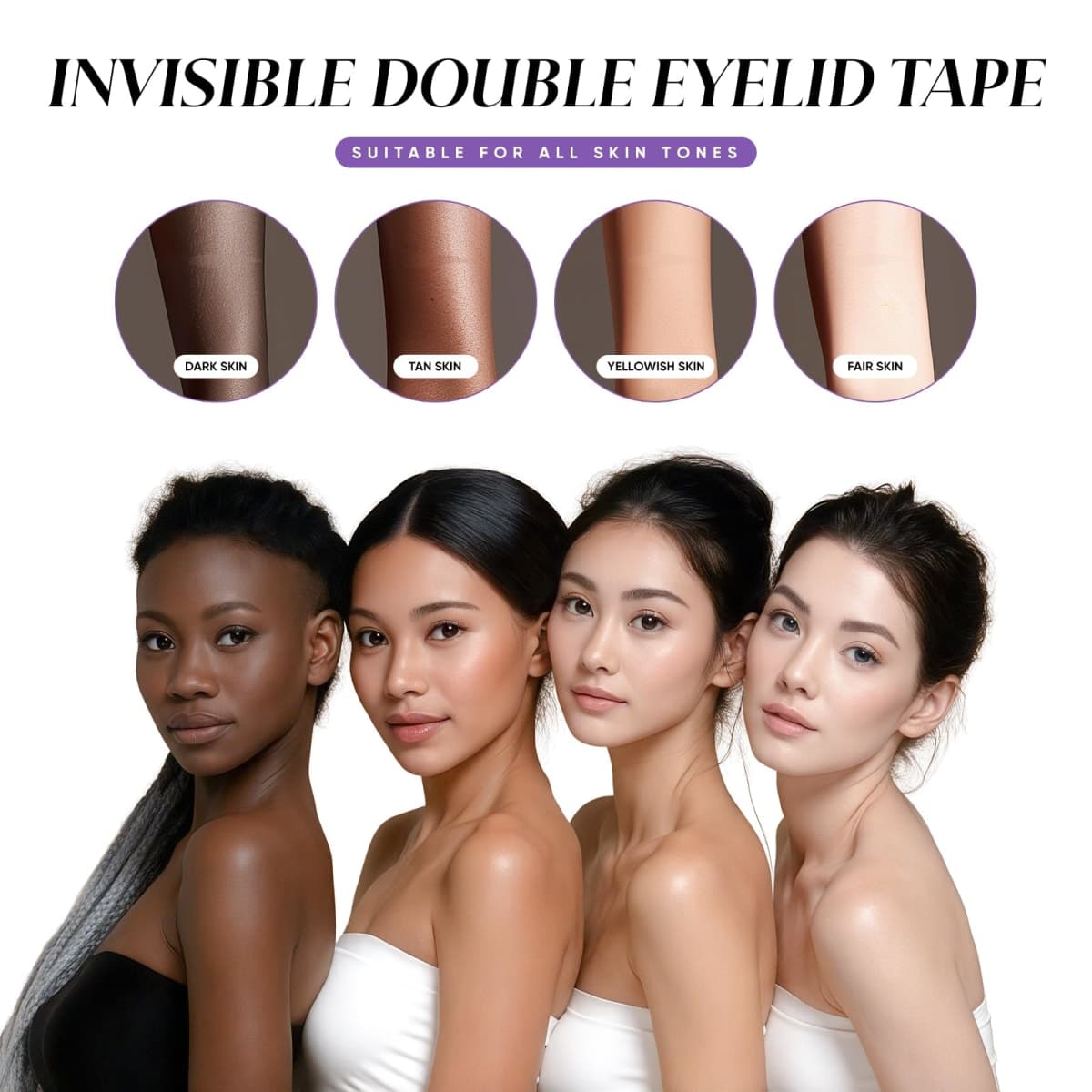 MLEN DIARY Double Eyelid Tape Invisible Eyelid Lifter Strips for Hooded Eyes Droopy Eyelid Lifter Eye Lid Strips with Tools (108P-33 * 5mm) thumbnail 4