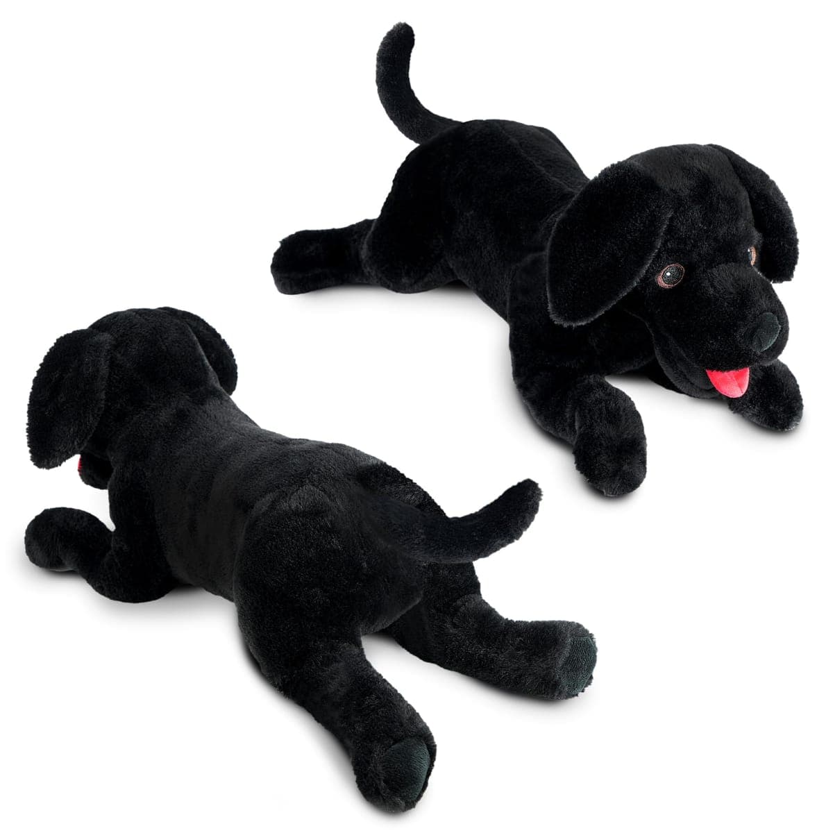 LotFancy Dog Stuffed Animal, 26 inch Black Lab Plush Dog, Realistic Stuffed Dog, Puppy Plush Toy for Kids thumbnail 4