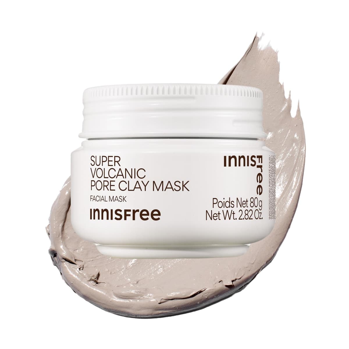 Innisfree Super Volcanic Clay Mask, Premium Korean Skincare with AHA and Natural Clusters for Deep Pore Detox, Gentle Exfoliation, Oil Control — image 1