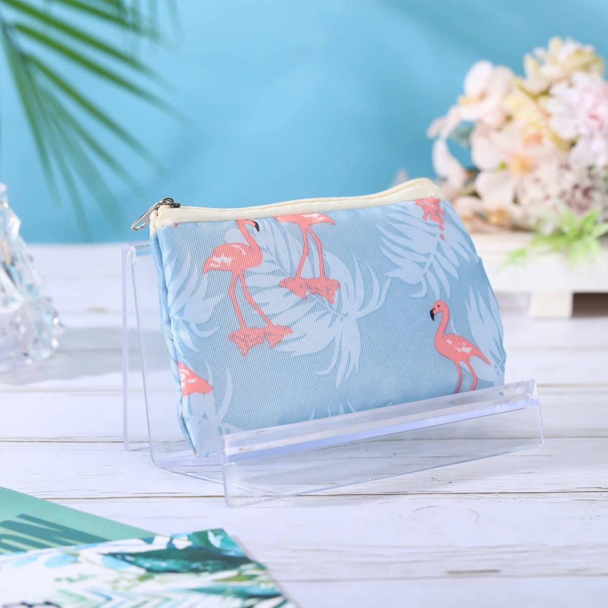Purse Display Stand Clear Acrylic Wallet Display Stand Holder Purse Jewelry Stand Handbag Display Stand Acrylic Purse Organizer for Bag Phone Cards Cosmetic Store Business, 5.5 x 3.3 x 3 Inch (2 Pcs) thumbnail 5