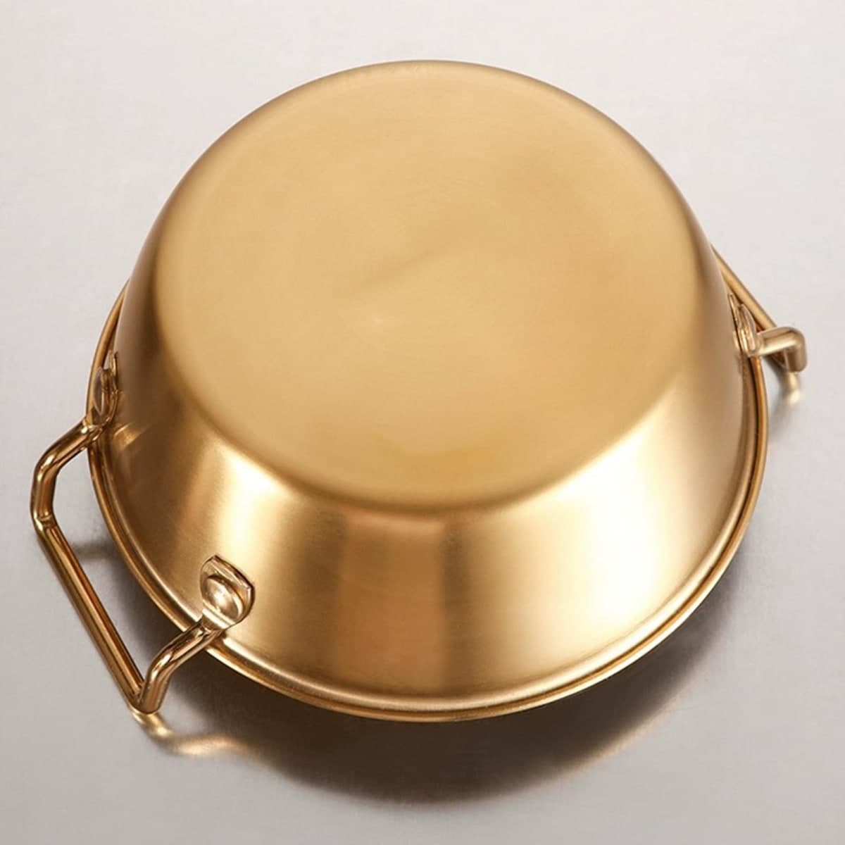 Small Stainless Steel Mixing Bowl, 4.7 Inch Gold Serving Bowl with Double Handles, Mini Sauce Dish for Dipping, Salad, Snack, Soup, Meal Prep, for Home, Restaurant, Camping, Outdoor, Dishwasher Safe thumbnail 3