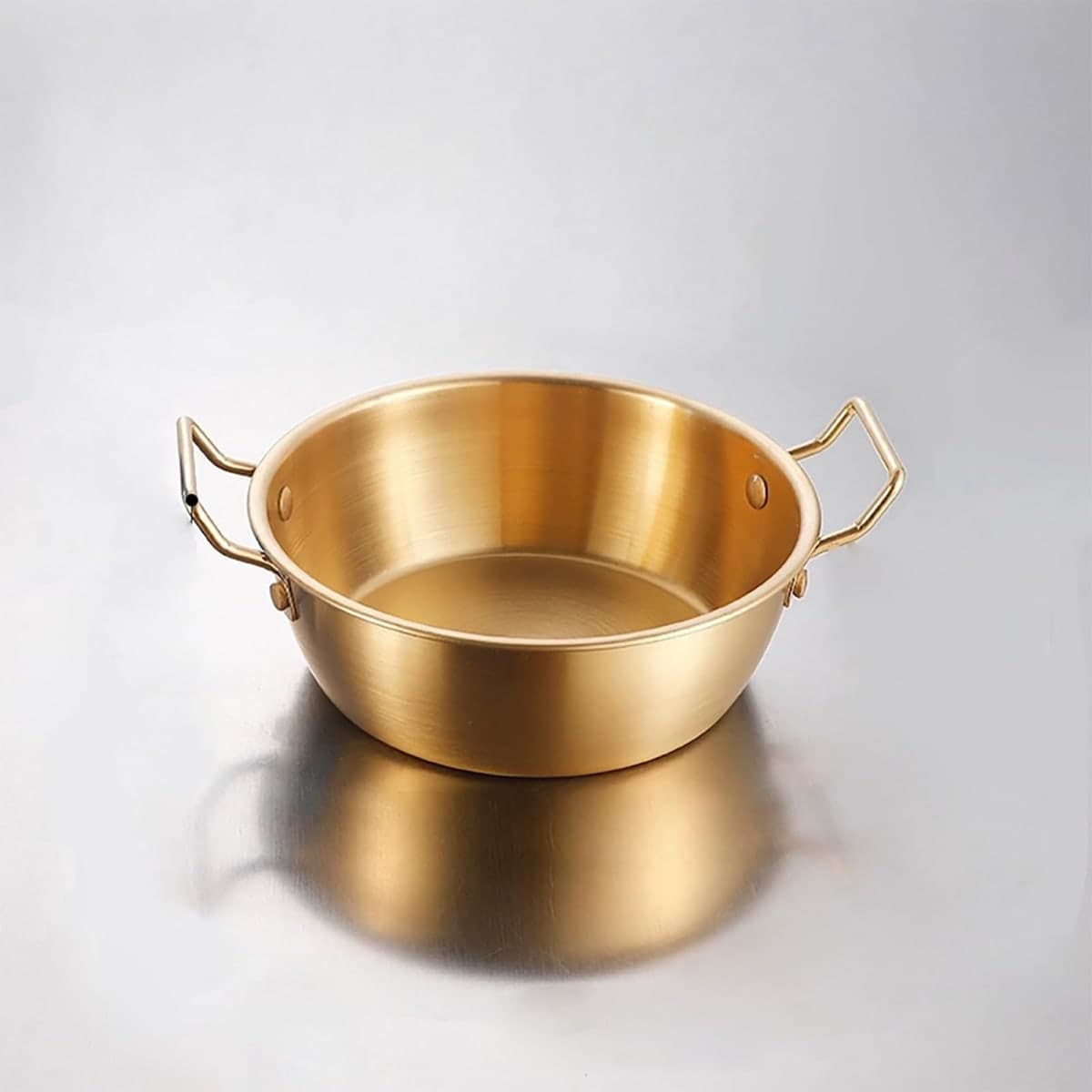 Small Stainless Steel Mixing Bowl, 4.7 Inch Gold Serving Bowl with Double Handles, Mini Sauce Dish for Dipping, Salad, Snack, Soup, Meal Prep, for Home, Restaurant, Camping, Outdoor, Dishwasher Safe thumbnail 4