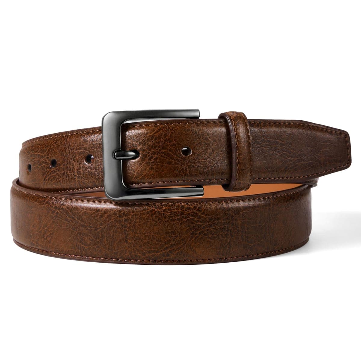 VATAN Men's Genuine Leather Dress Belts, Handmade Classic Every Day Leather Jeans Belt for Men Work Business Casual thumbnail 3
