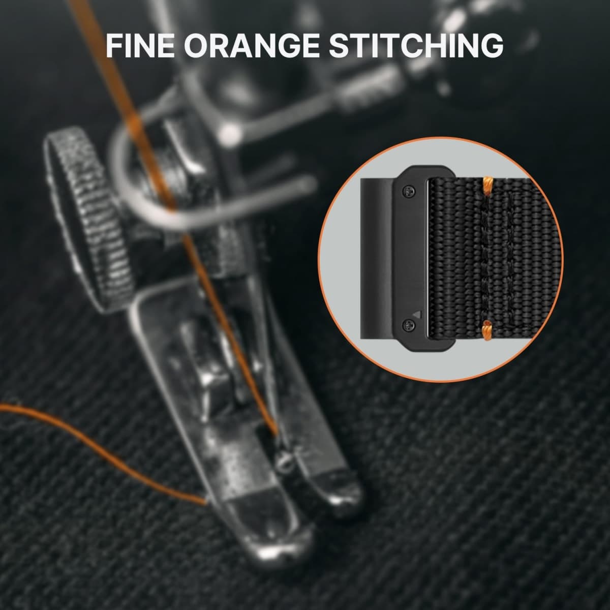 Bandletic Compatible with Garmin Fenix 8 47mm 7 6 Watch Band - 22mm Quick Fit Rugged Nylon Replacement Band for Fenix 7 6 Pro/5 Plus/Instinct 2 3 E 45mm/Forerunner 970 965/Approach S70 S62/Epix Pro thumbnail 5