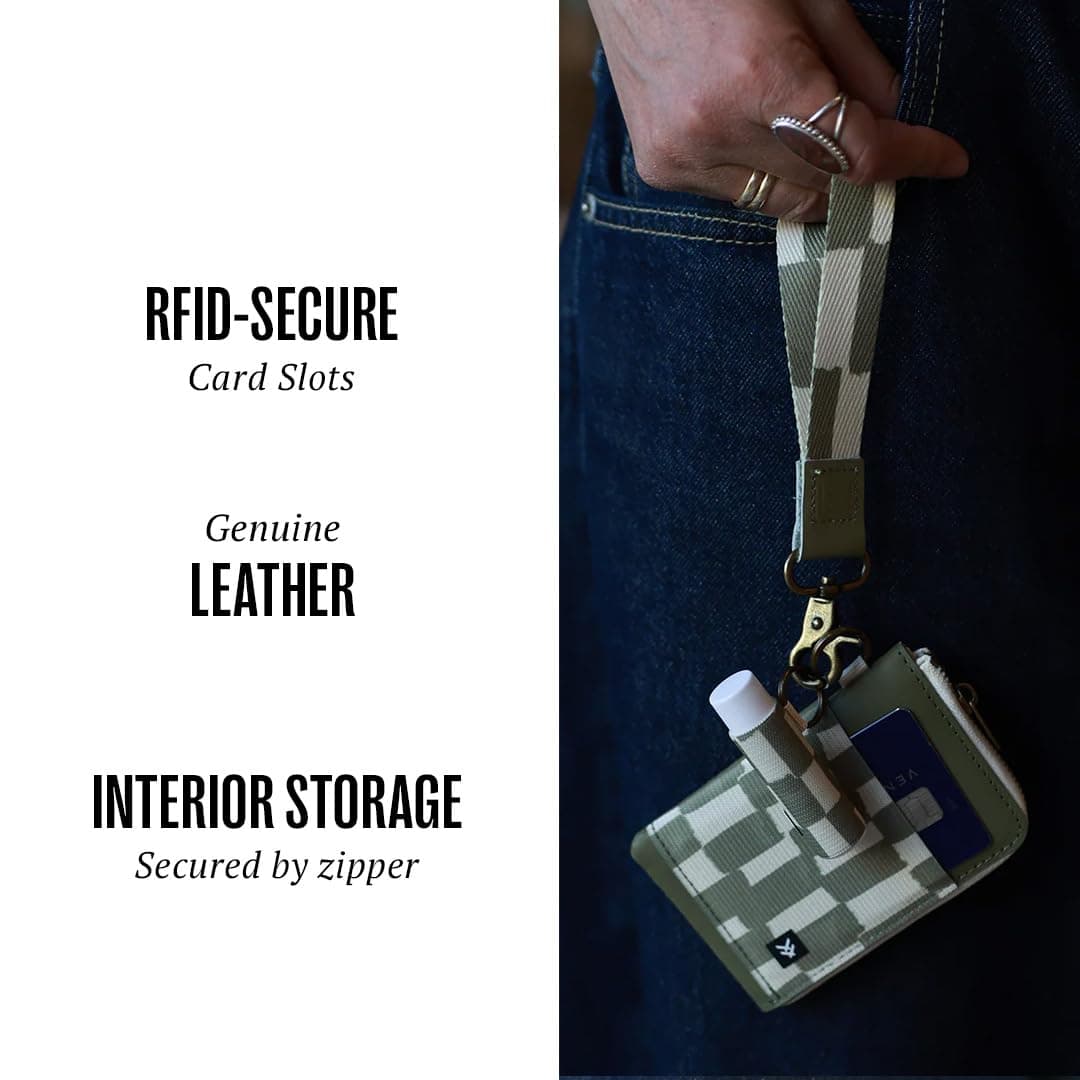 Thread Wallets RFID Blocking Leather Zip Wallet with Card Holder for Men and Women, Scout, 5 x 1 x 3.5 inches, Casual thumbnail 2