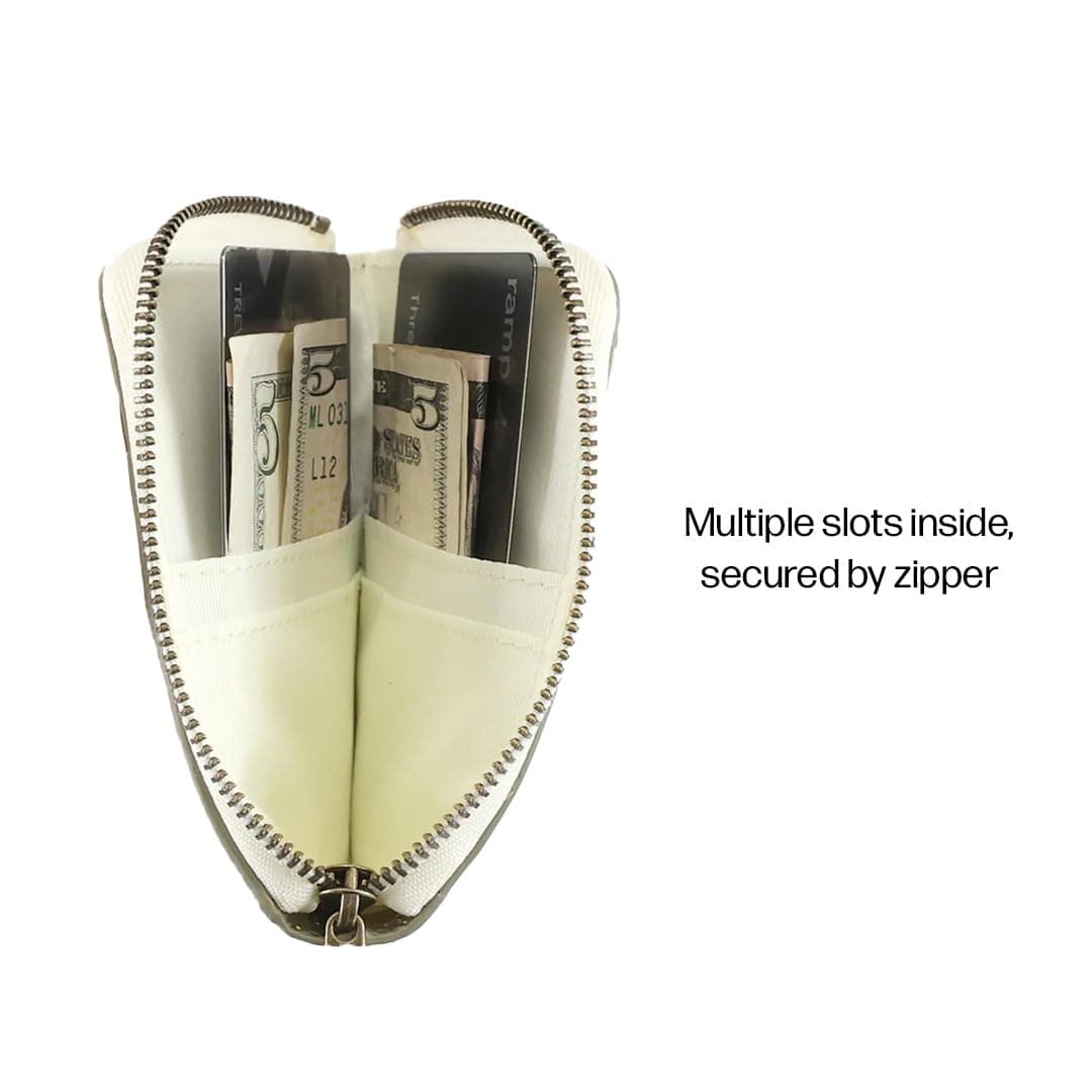 Thread Wallets RFID Blocking Leather Zip Wallet with Card Holder for Men and Women, Scout, 5 x 1 x 3.5 inches, Casual thumbnail 3