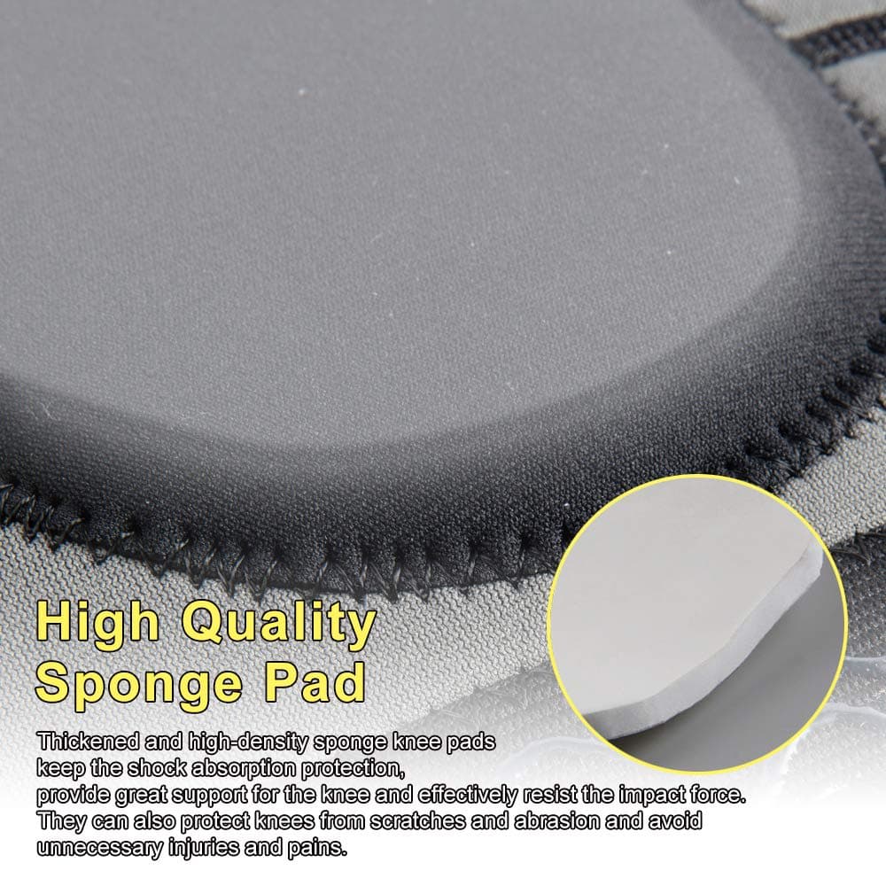 HUEGLO Protective Knee Pads for Dancers,Volleyball Knee Pad for Girls,Soft Sponge Knee Pads for Avoid Floor Burns & Bruising,1Pair,Medium thumbnail 4