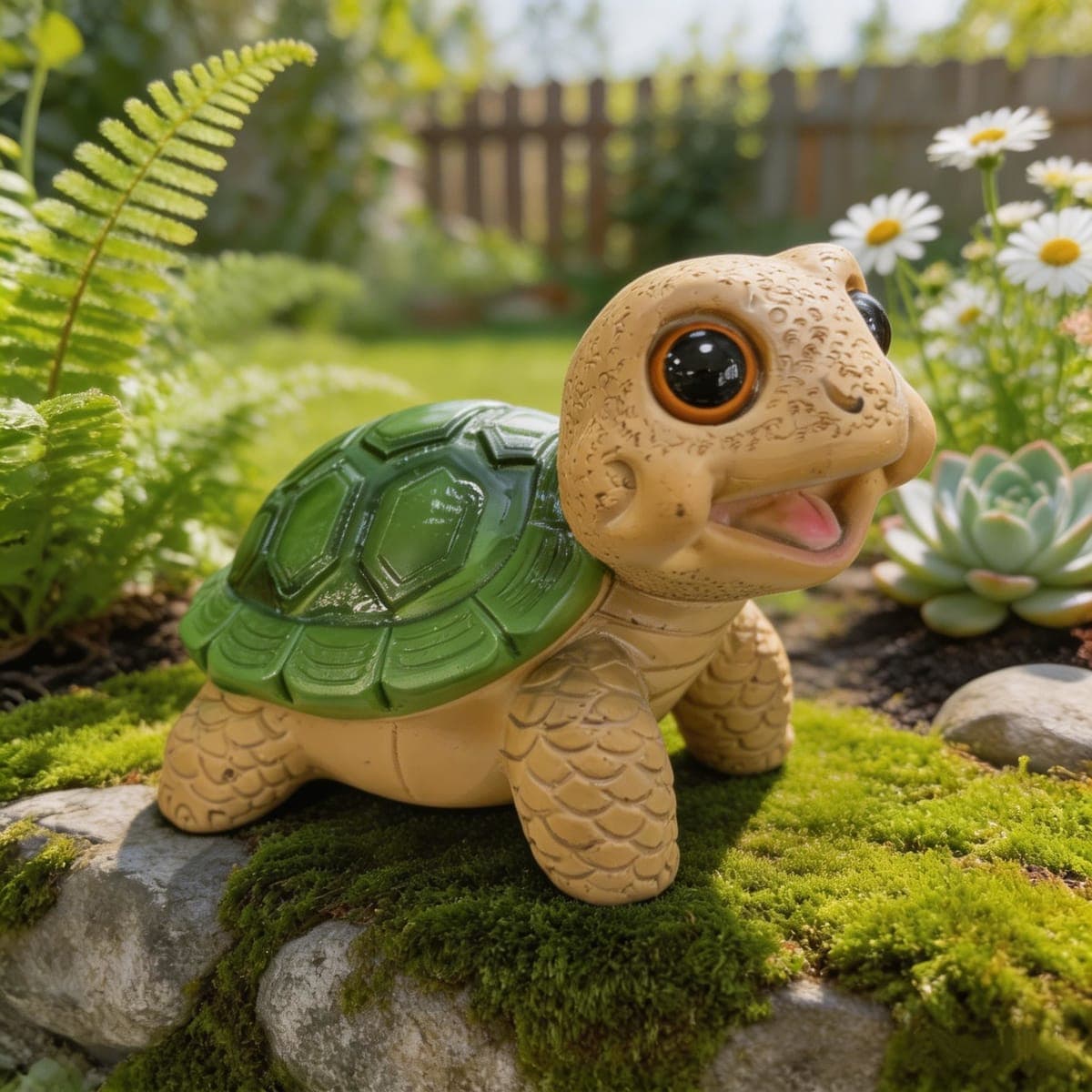 BIINEEST Green Turtle Outdoor Statues thumbnail 2