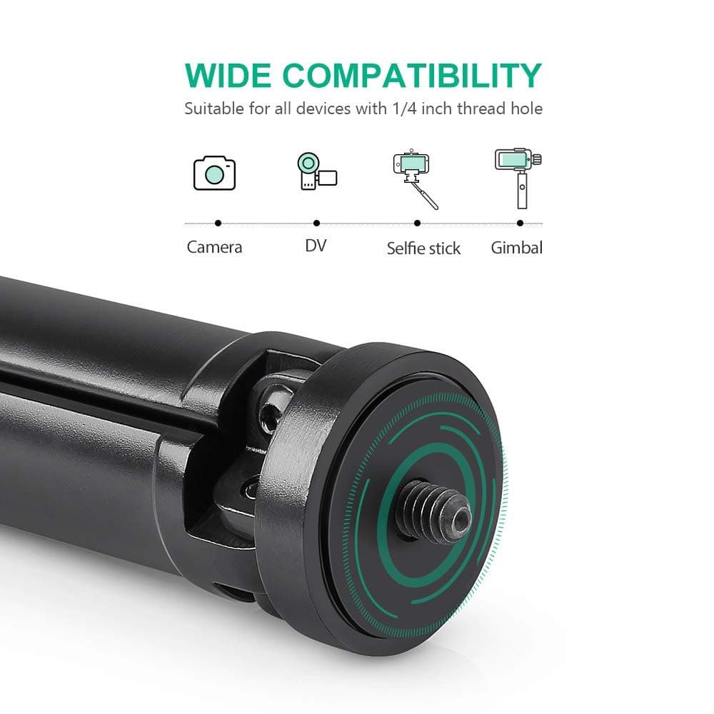 Zeadio Metal Mini Tripod, Max Load 20kg/44lb, Desktop Tabletop Stand Tripod for Smooth 4, Crane Plus, Crane 2, Osmo Mobile, Ronin-S, Vimble 2, Gimble Handle Grip Stabilizer and All Cameras thumbnail 3