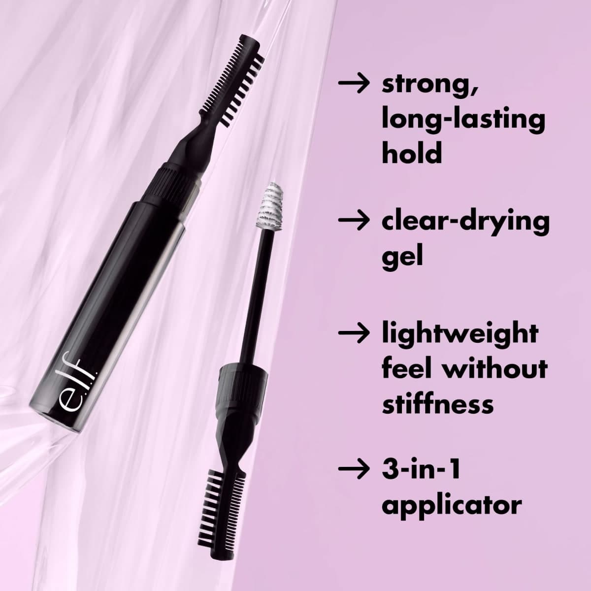 e.l.f. Brow Laminating Gel, Strong-Hold, Clear-Drying & Water-Resistant Brow Gel Creates Laminated Brows, Comb & Sculpt Brows, Vegan & Cruelty-free thumbnail 5