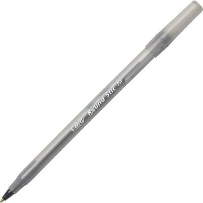 BIC Round Stic Extra Life Ballpoint Pens, School Supplies for Teachers and Students, 60-Count in Black thumbnail 4