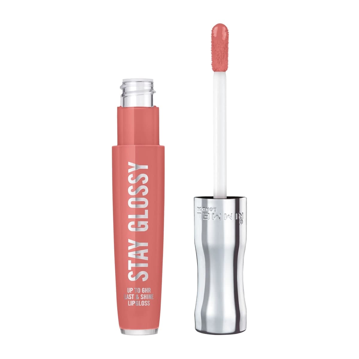 Rimmel London Stay Glossy, 470 Perfect Peony, Lip Gloss, Non-Sticky, Color and Shine, Up To 6-Hour Wear, Precise Applicator, 0.18oz thumbnail 2